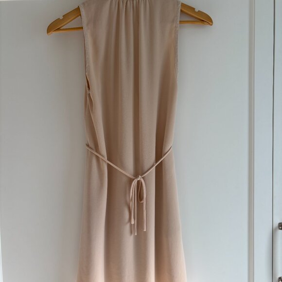 ARITZIA Wilfred Elegant Cream Sleeveless Mini Dress, Size XS - Picture 6 of 6